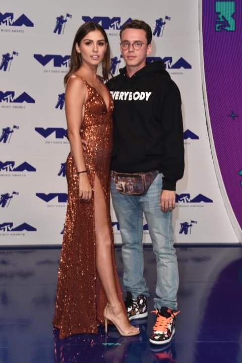 Jessica Andrea and Logic at 2017 VMAs