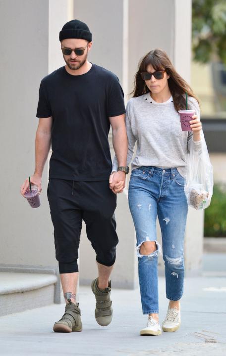 Justin Timberlake and Jessica Biel in NYC