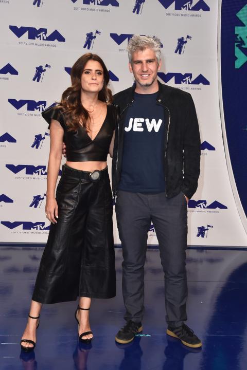 Priscilla and Max Joseph at 2017 VMAS