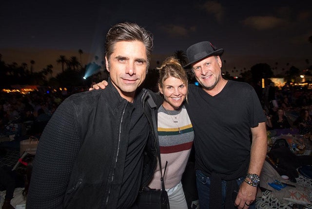 John Stamos, Lori Loughlin and Dave Coulier at Cinespia