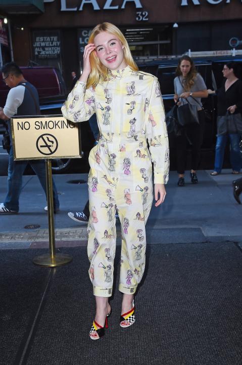 Elle Fanning at Today show