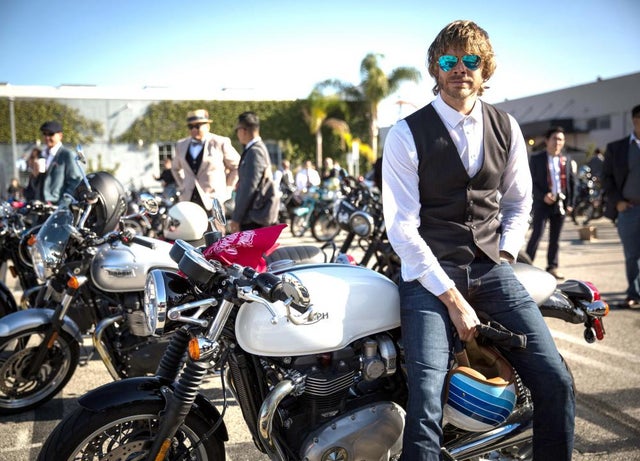 Eric Christian Olsen at the Distinguished Gentleman's Ride 2017