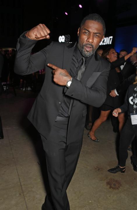 Idris Elba at GQ Men of the Year Awards