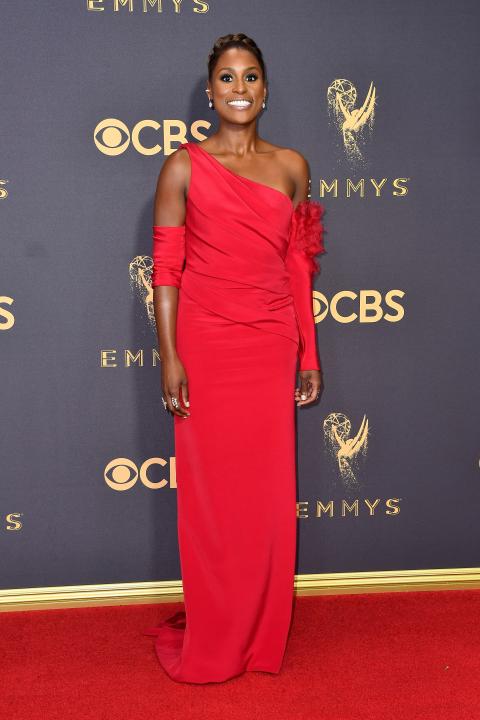 Issa Rae at 2017 Emmys