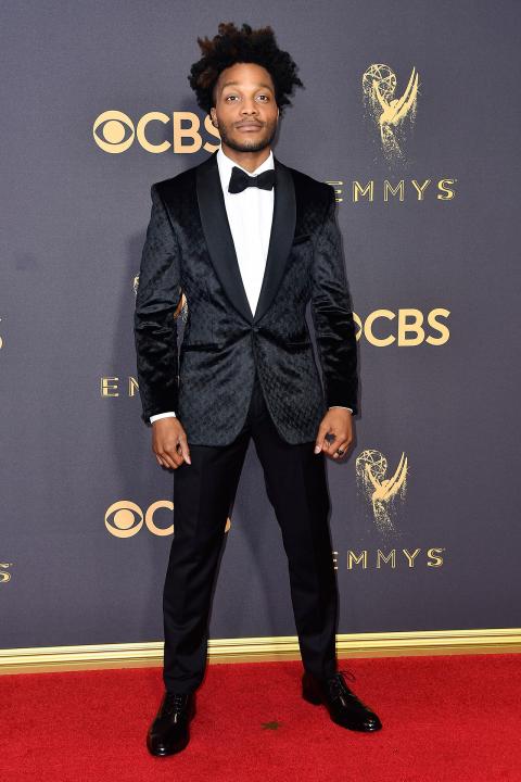 Jermaine Folwer at 2017 Emmys