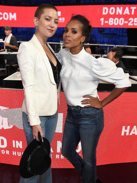 Kate Hudson and Kerry Washington at Hand in Hand