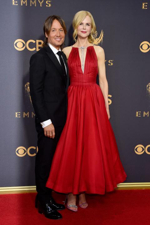Keith Urban and Nicole Kidman at 2017 Emmys