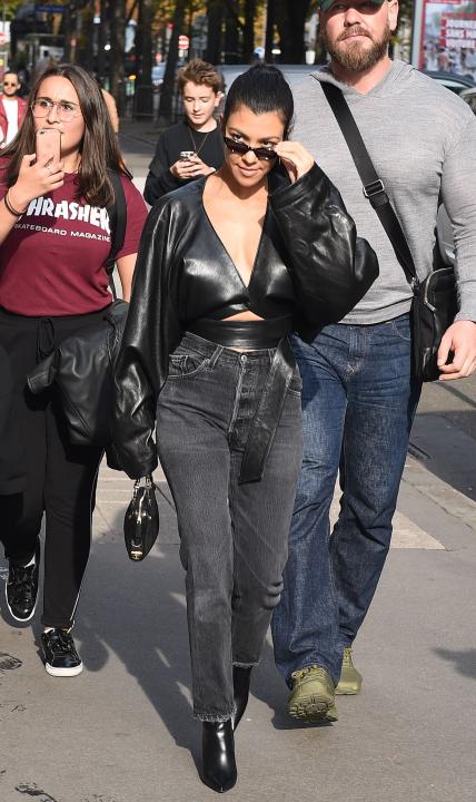 Kourtney Kardashian - Paris Fashion Week