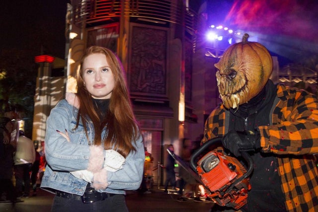Madeline Petsch at Halloween Horror Nights