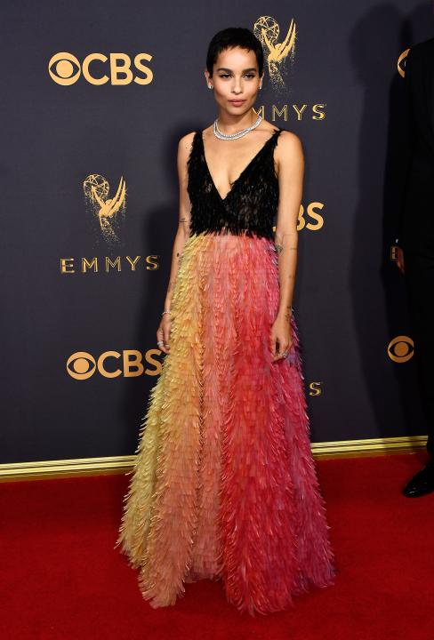 Zoe Kravitz at 2017 Emmys