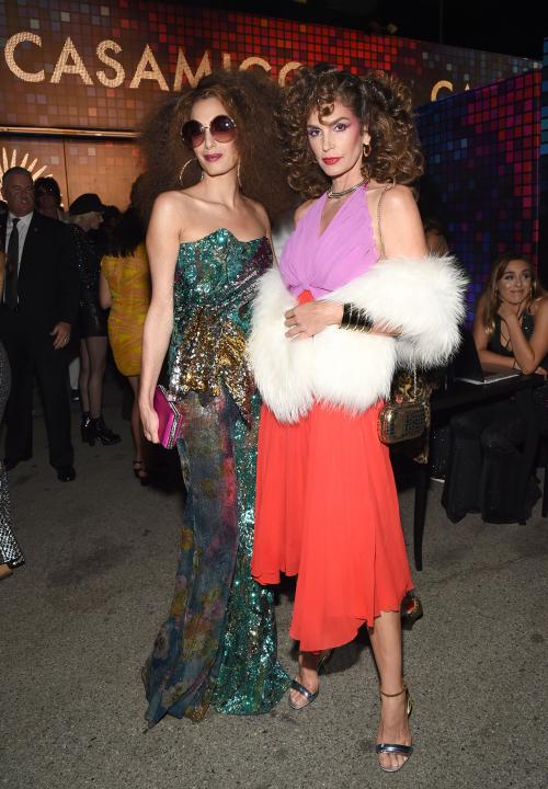 Amal Clooney and Cindy Crawford at Casamigos Halloween Party