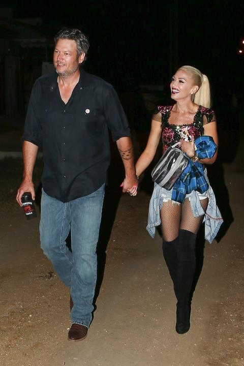 Blake Shelton and Gwen Stefani in Oklahoma