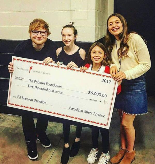 Ed Sheeran - Pablove Foundation
