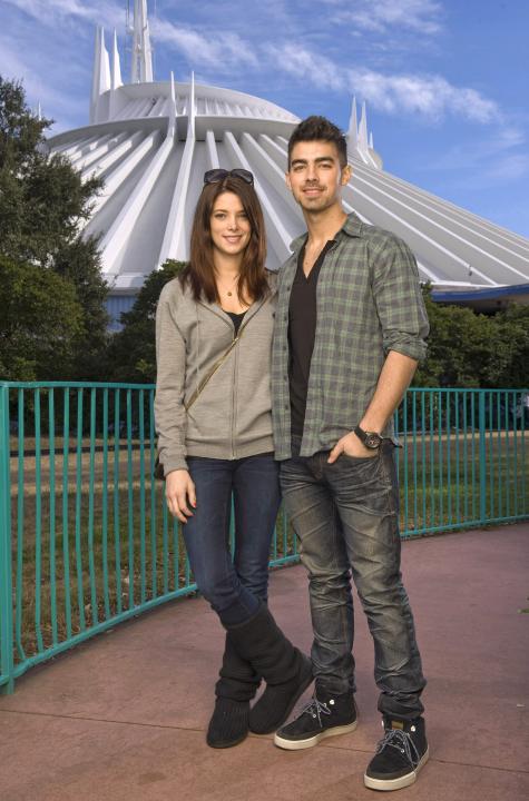 Ashley Greene and Joe Jonas at Disney World