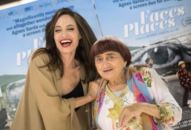 Angelina Jolie and Agnes Varda