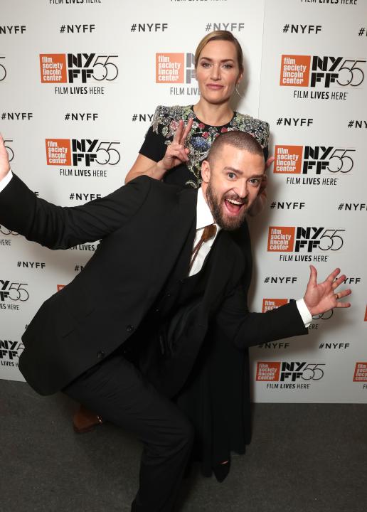 Kate Winlset and Justin Timberlake at NYFF