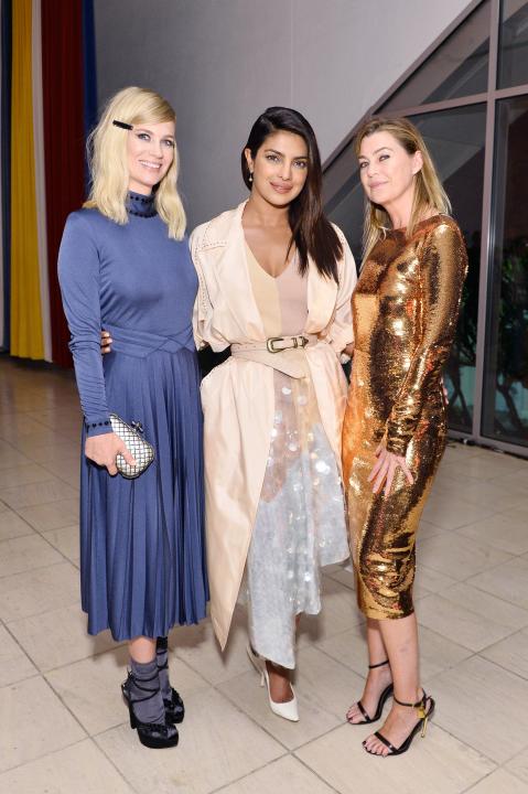 January Jones, Priyanka Chopra and Ellen Pompeo at Hammer Museum Gala