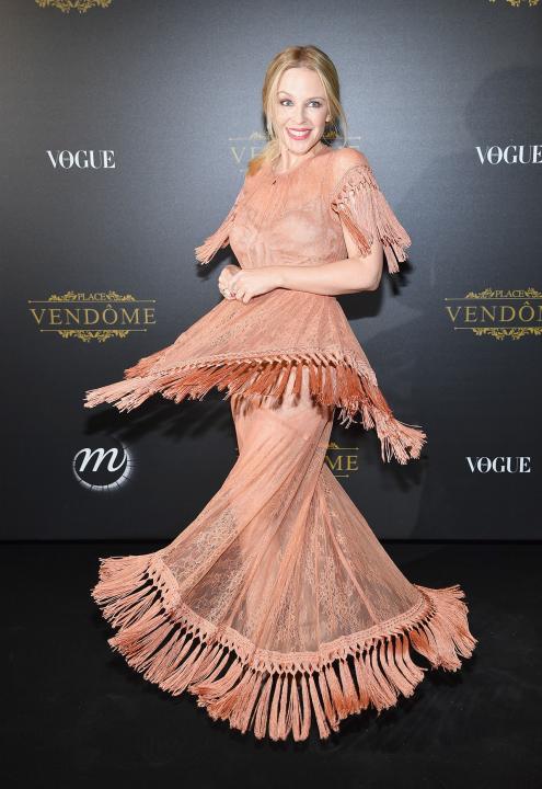 Kylie Minogue at Paris Fashion Week