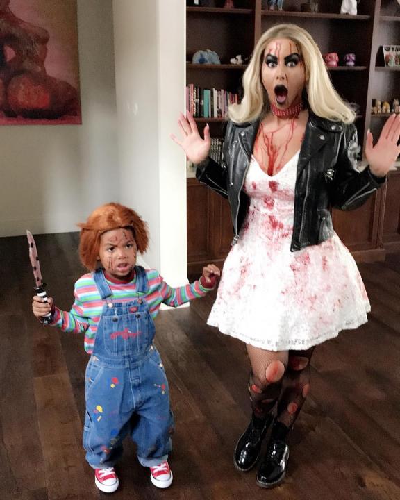 Amber Rose and son - Halloween 2017