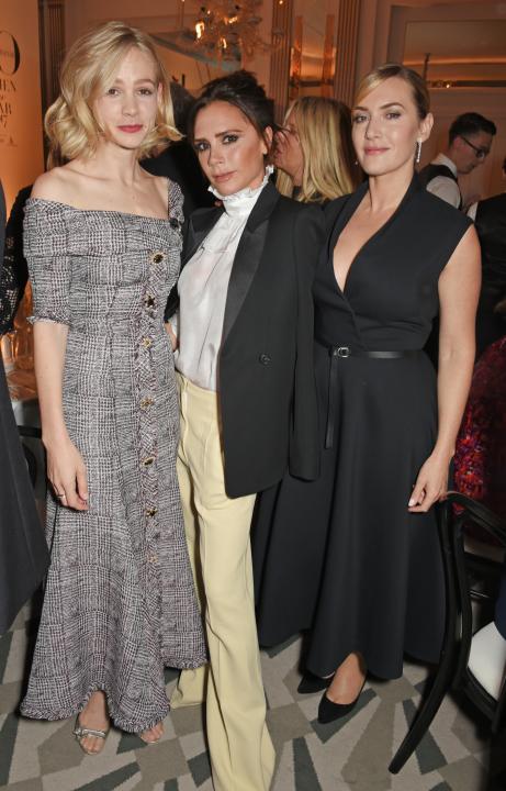 Carey Mulligan, Victoria Beckham and Kate Winslet