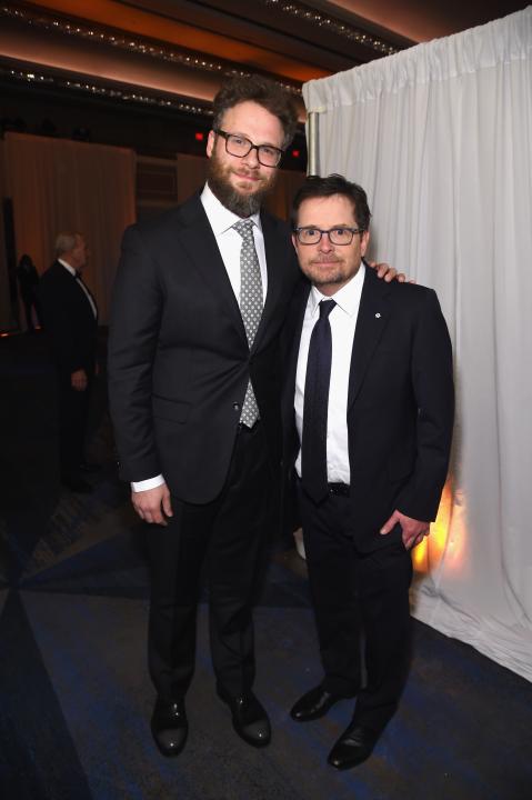 Seth Rogan and Michael J. Fox