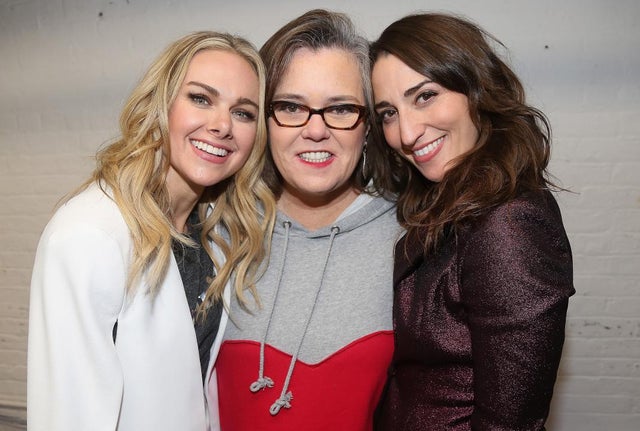 Laura Bell Bundy, Rosie O'Donnell and Sara Bareilles at 'Double Standards' 
