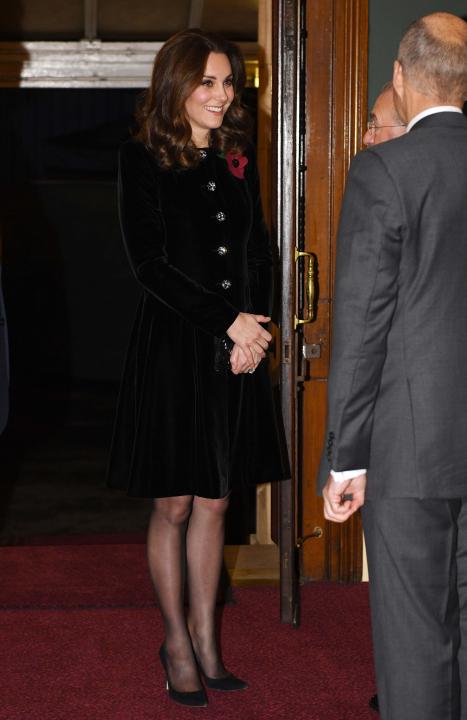 Kate Middleton at the at the Royal Festival of Remembrance at Royal Albert Hall in London