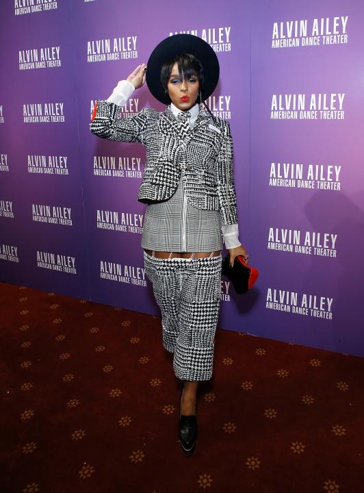 Janelle Monae attends Alvin Ailey's 2017 opening night Gala at New York City Center 