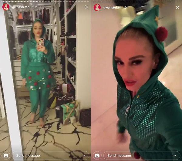 Gwen Stefani - elf costume