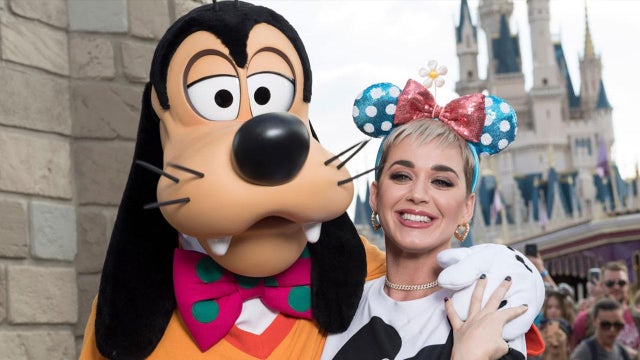 Katy Perry and Goofy at Walt Disney World