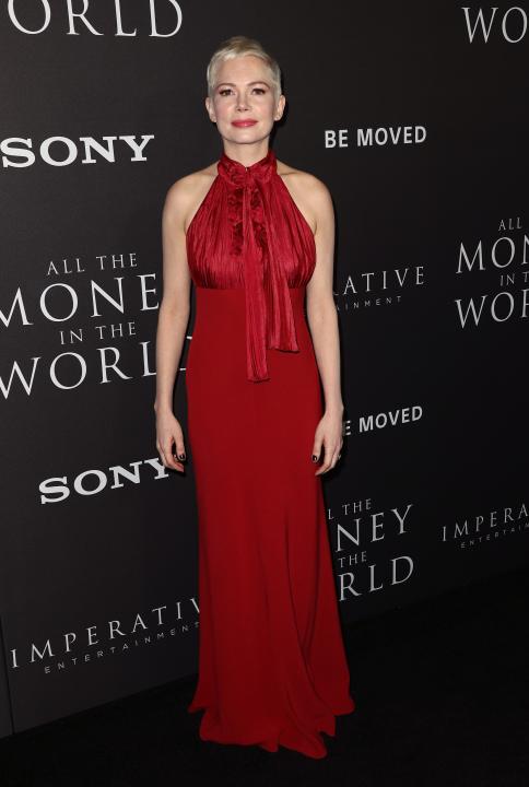 Michelle Williams at 'All the Money in the World' premiere