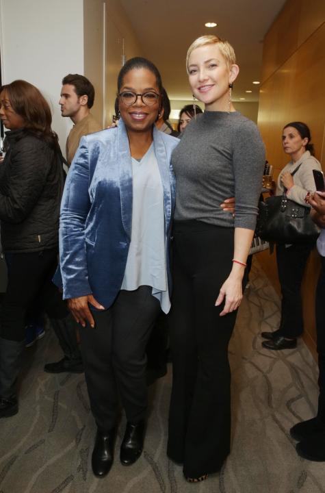 Oprah Winfrey and Kate Hudson