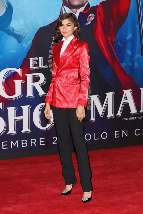 Zendaya at Greatest Showman premiere in Mexico City