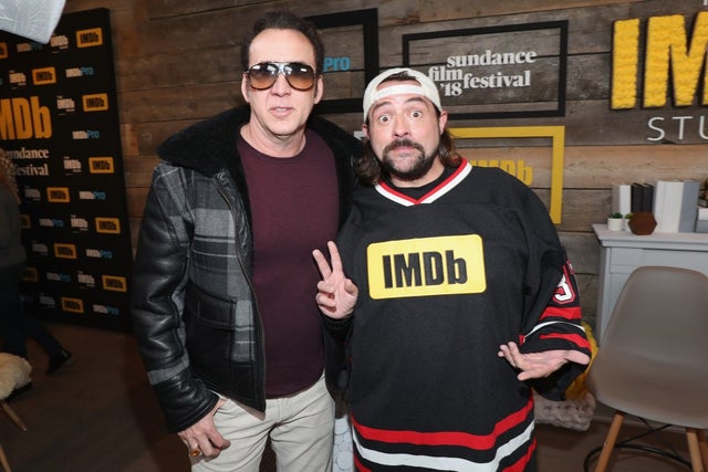 Nicholas Cage and Kevin Smith at Sundance 2018