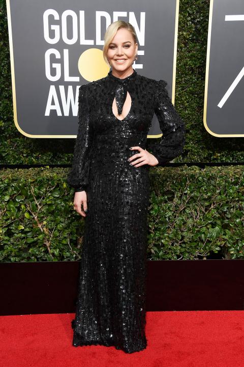 Abbie Cornish at 2018 Golden Globes