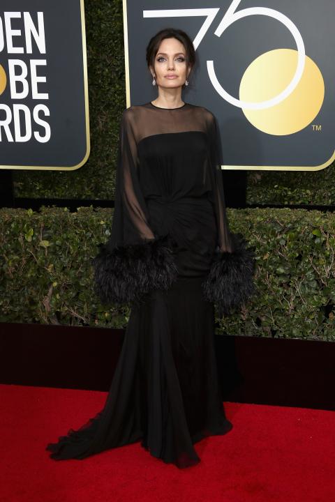 Angelina Jolie at 2018 Golden Globes