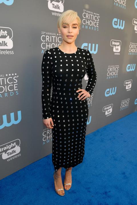 Emilia Clarke at Critics' Choice Awards 2018