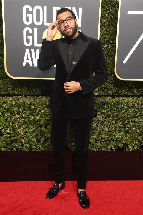 O-T Fagbenle at 2018 Golden Globes