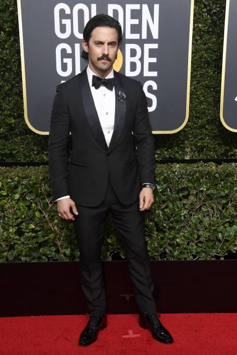 Milo Ventimiglia at 2018 Golden Globes
