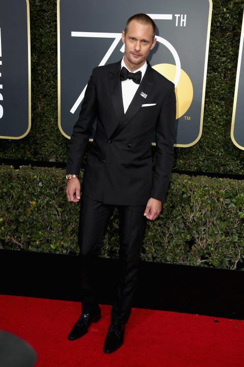Alexander Skarsgard at 2018 Golden Globes