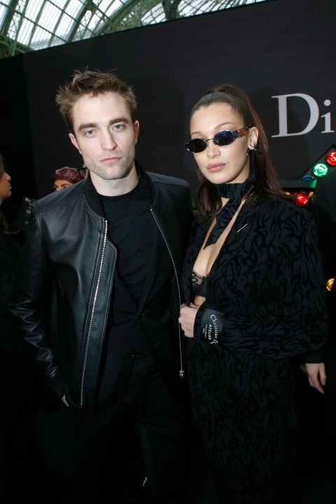 Robert Pattinson and Bella Hadid at Dior Homme Menswear Fall/Winter 2018-2019 show