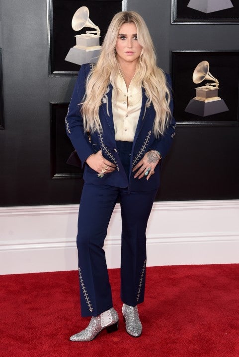Kesha at 2018 GRAMMYs