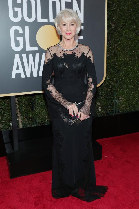 Helen Mirren at 2018 Golden Globes