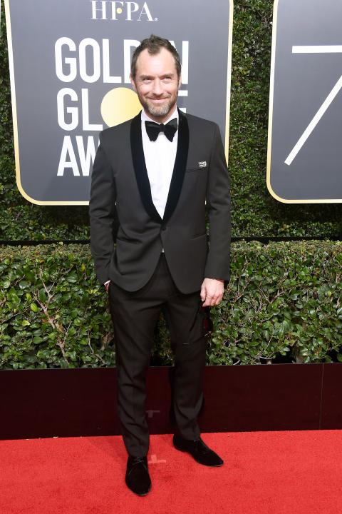 Jude Law at 2018 Golden Globes