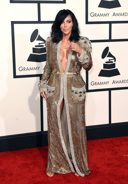 Kim Kardashian Grammys 2015