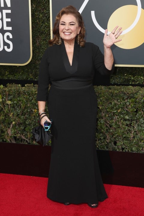 Roseanne Barr at 2018 Golden Globes