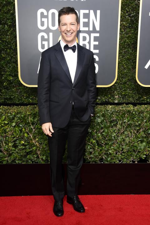 Sean Hayes at 2018 Golden Globes