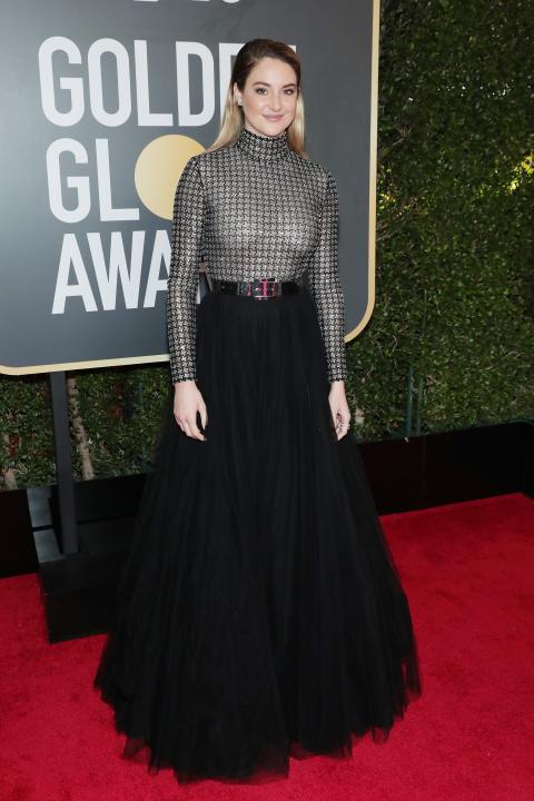 Shailene Woodley at 2018 Golden Globes
