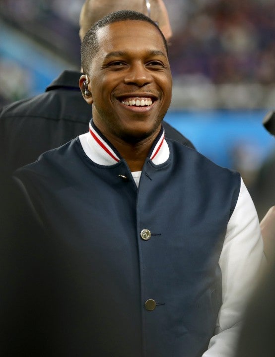 Leslie Odom Jr at Super Bowl