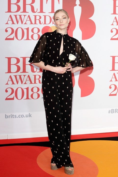 Clara Paget at 2018 BRIT Awards